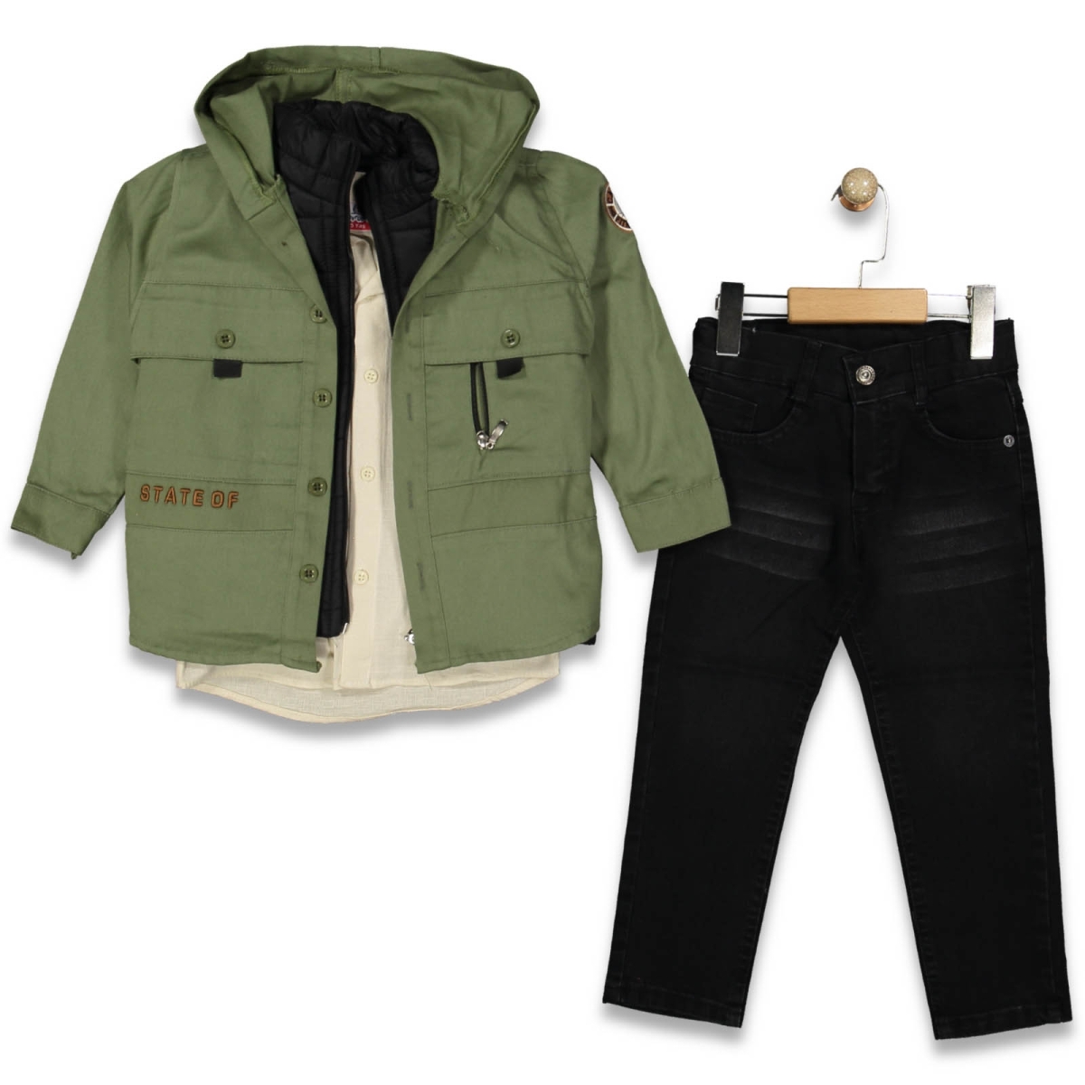 ERKEK 5/8 YAŞ STATEOF MONTLU MEVSİMLİK 4 LÜ TAKIM