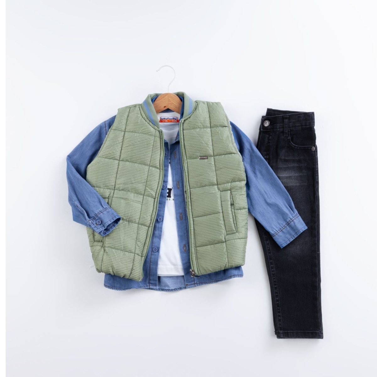 ERKEK 5/8 YAŞ SUB 5 CRIBE BASKILI 4 LÜ TAKIM