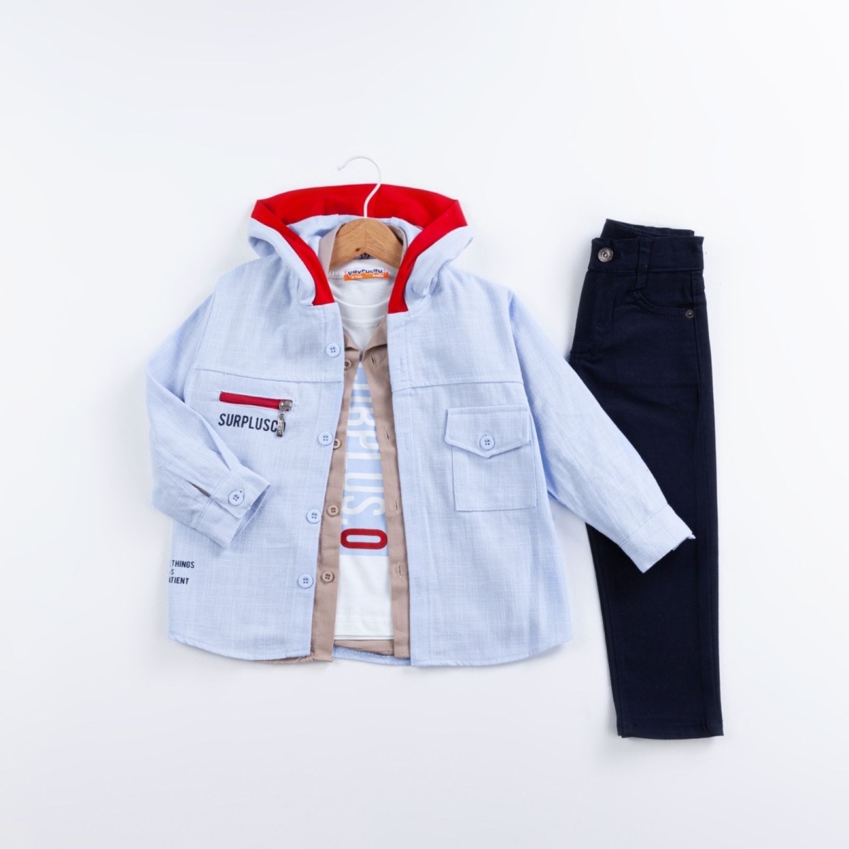 ERKEK 5/8 YAŞ SURPLUSCO 4 LÜ TAKIM