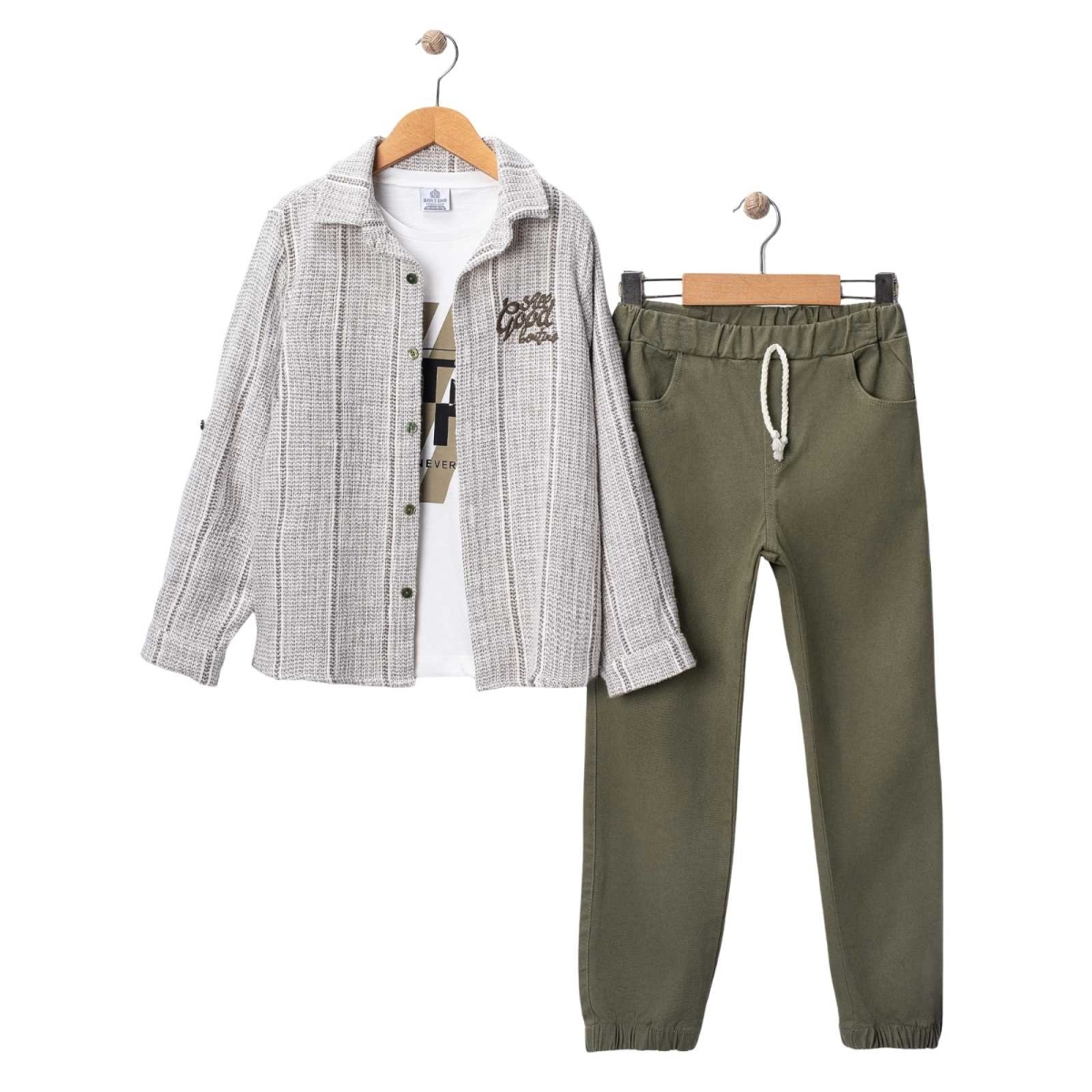 ERKEK 6/10 YAŞ HOPE GÖMLEKLİ 3'LÜ TAKIM