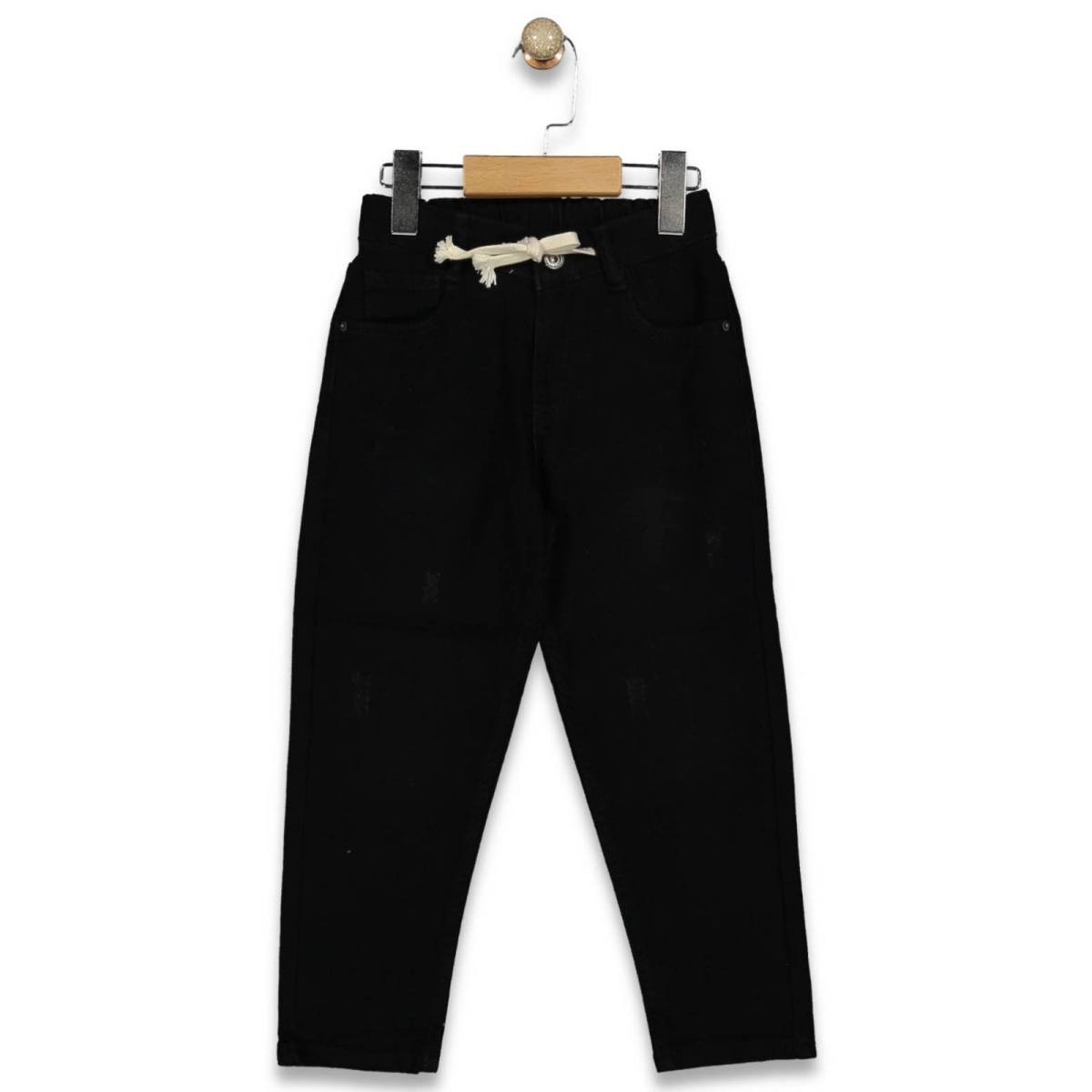 ERKEK 6/10 YAŞ KETEN BEL İP BAĞLAMALI PANTALON