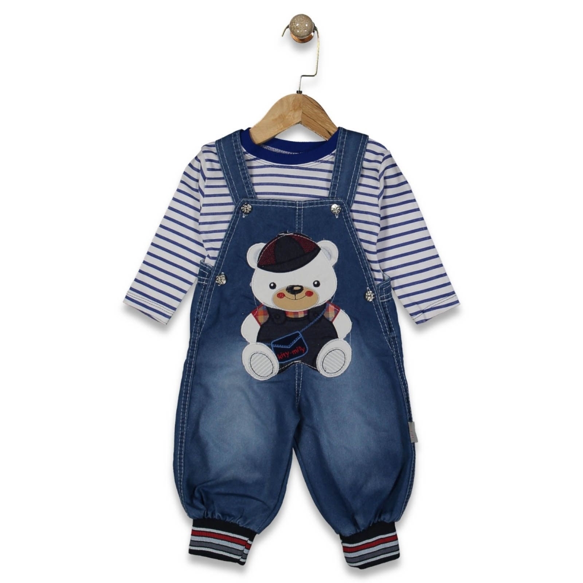 ERKEK 6/12 AY ÇANTALI AYI BAHÇIVAN SALOPET