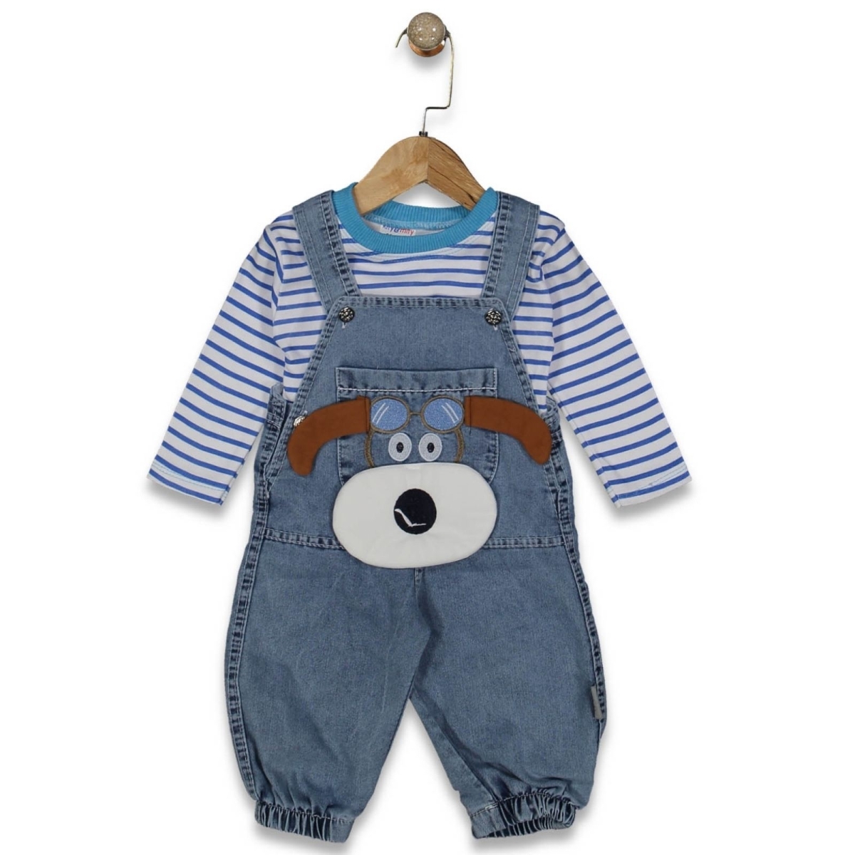 ERKEK 6/12 AY GÖZLÜKLÜ KÖPEK BAHÇIVAN SALOPET