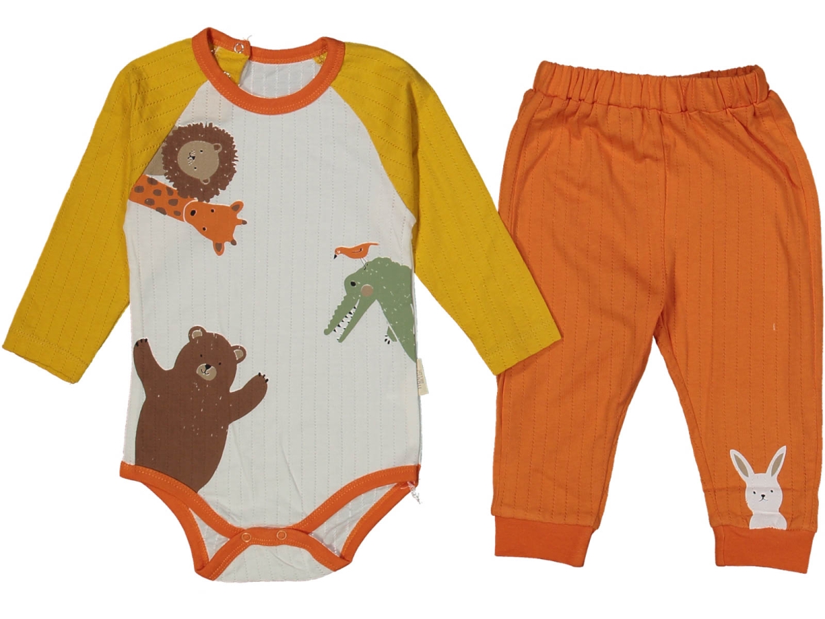 ERKEK 6/12 AY NUNUKAN HAYVANLI BADİLİ TAKIM