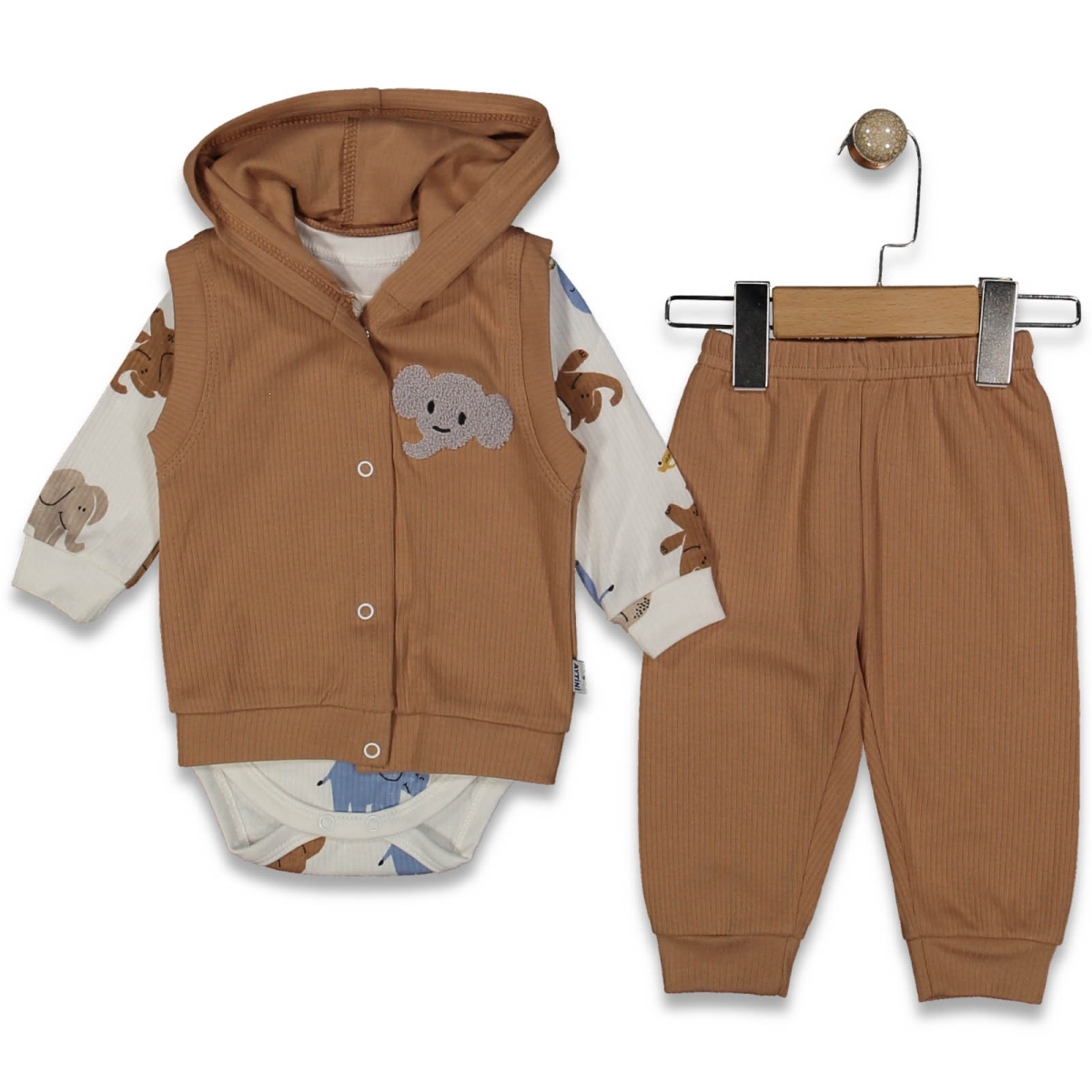 ERKEK 6/12 AY SÜZİNE FİLLİ ÜÇLÜ TAKIM