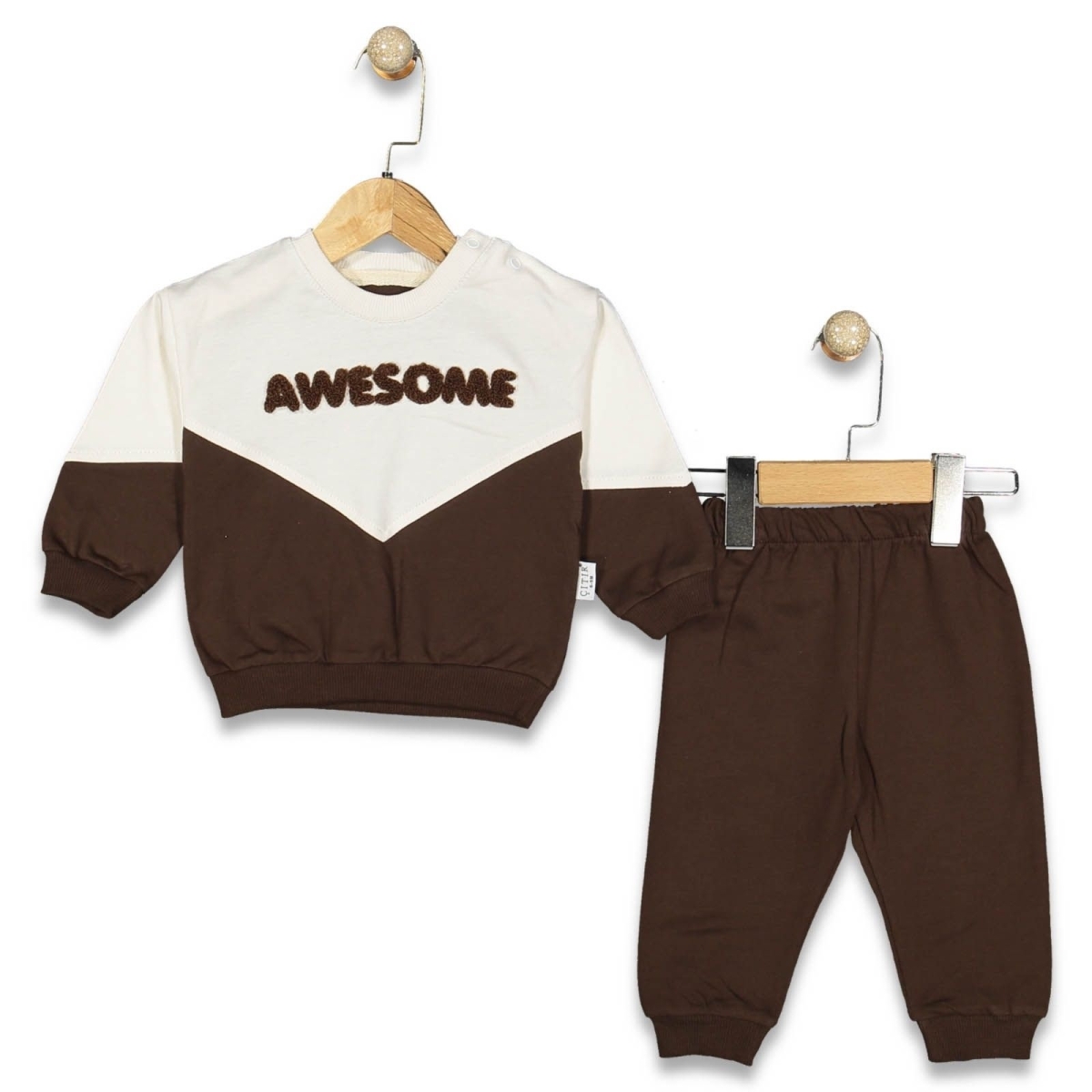 ERKEK 6/18 AY AWESOME BASKILI ERKEK BEBEK TAKIM