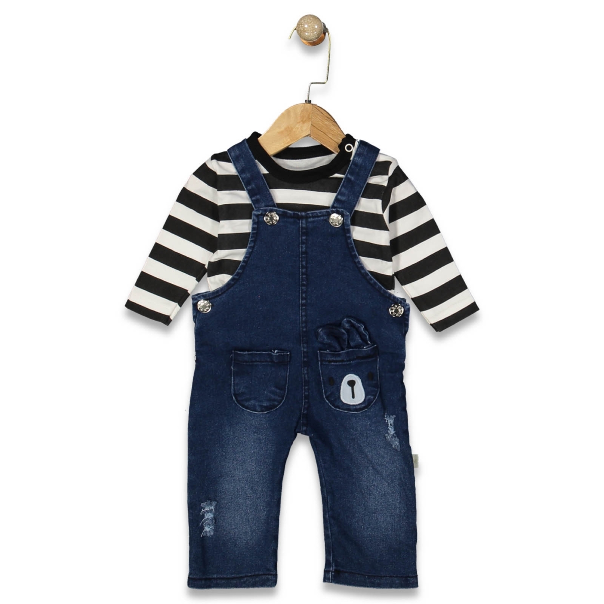 ERKEK 6/18 AY AYICIKLI CEP DETAYLI KOT TULUM