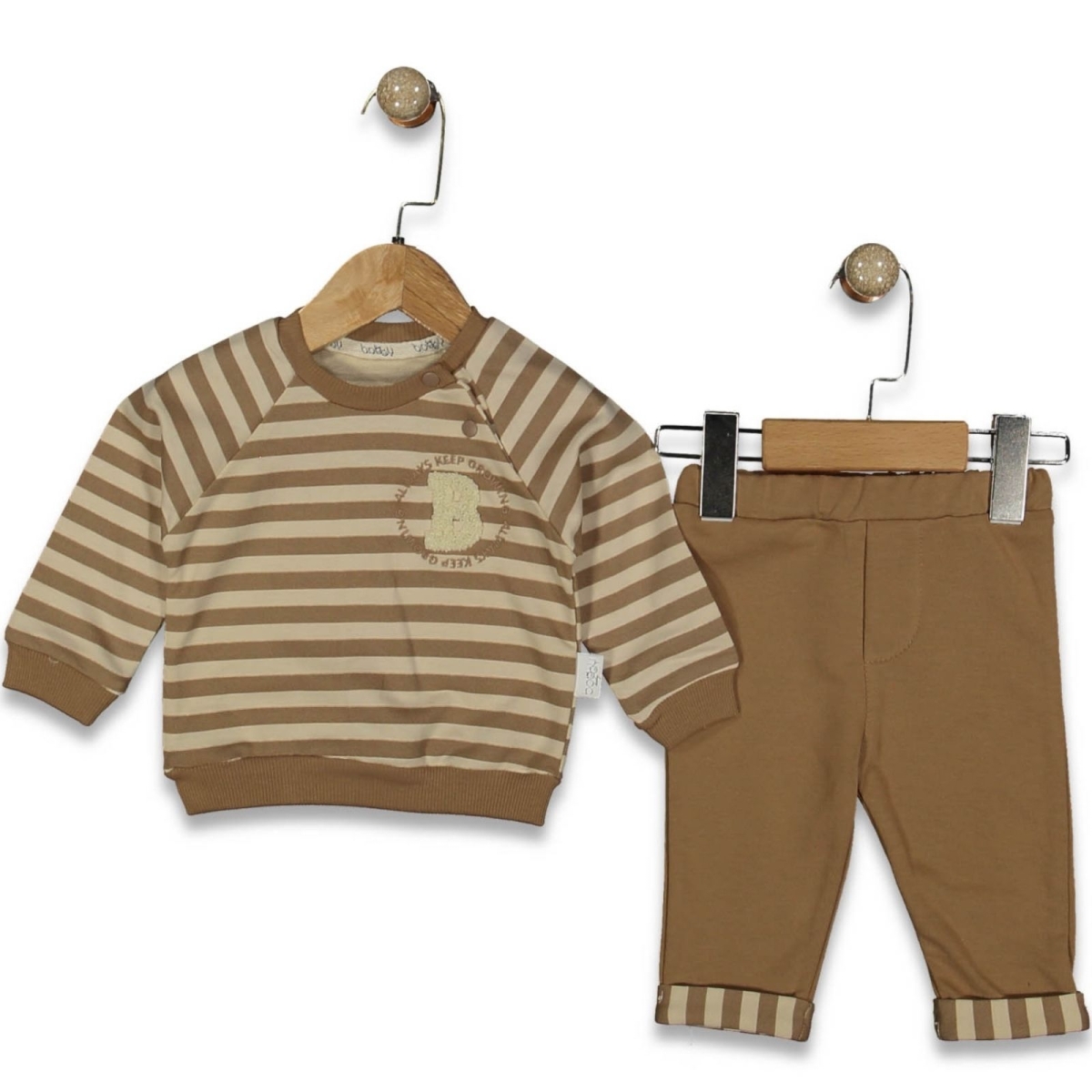 ERKEK 6/18 AY B SÜZİNELİ ÇİZGİLİ TAKIM