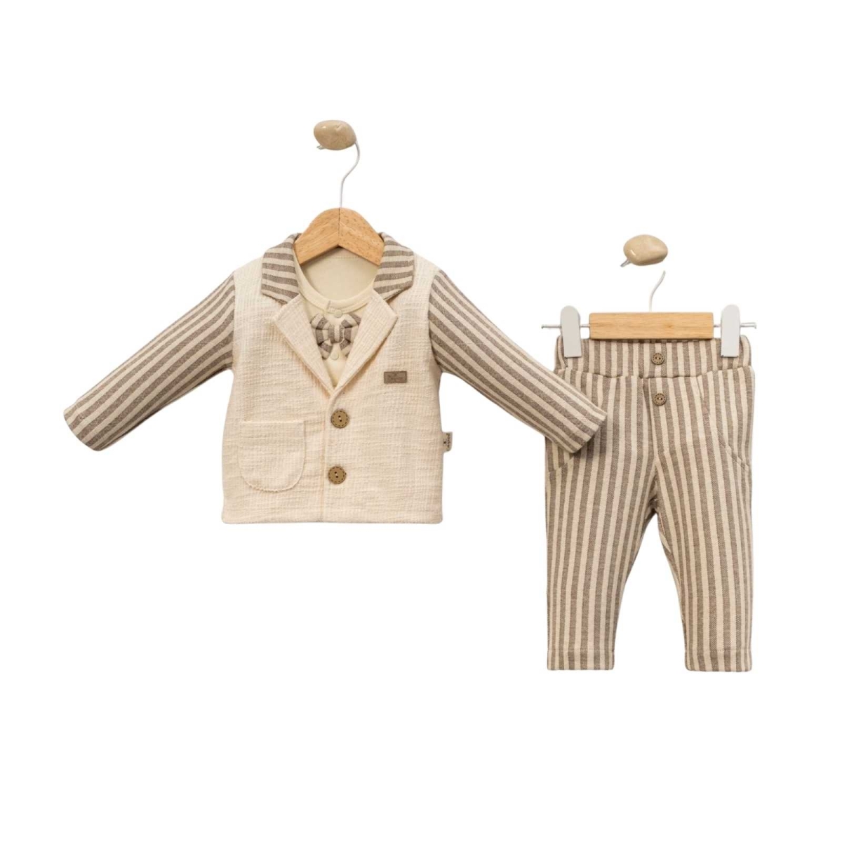 ERKEK 6/18 AY ÇİZGİLİ JAKARLI 3LÜ TAKIM