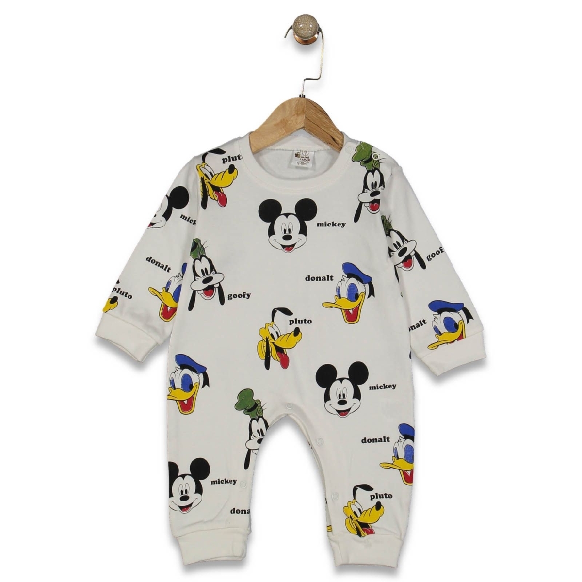 ERKEK 6/18 AY MİCKEY BASKILI ERKEK TULUM