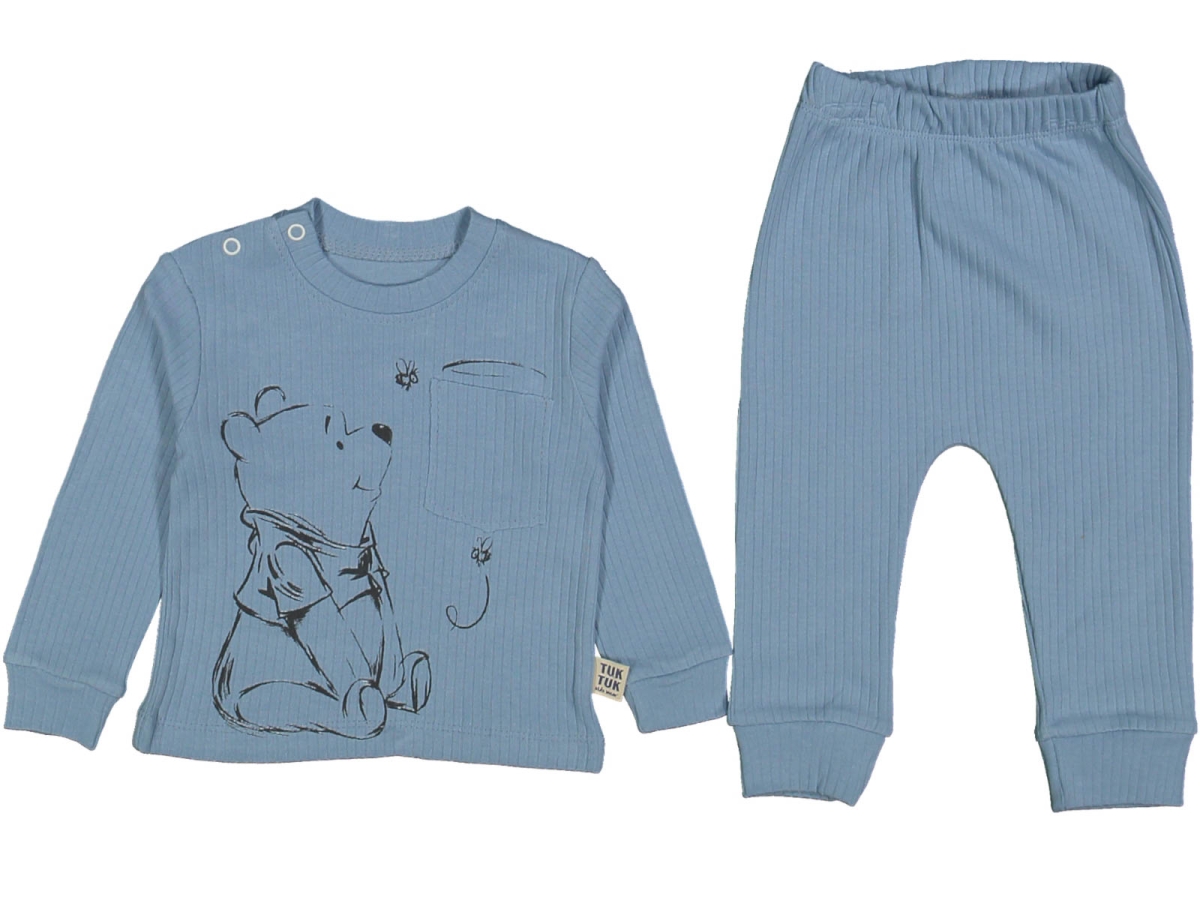 ERKEK 6/18 AY POOH BASKILI CEPLİ TAKIM