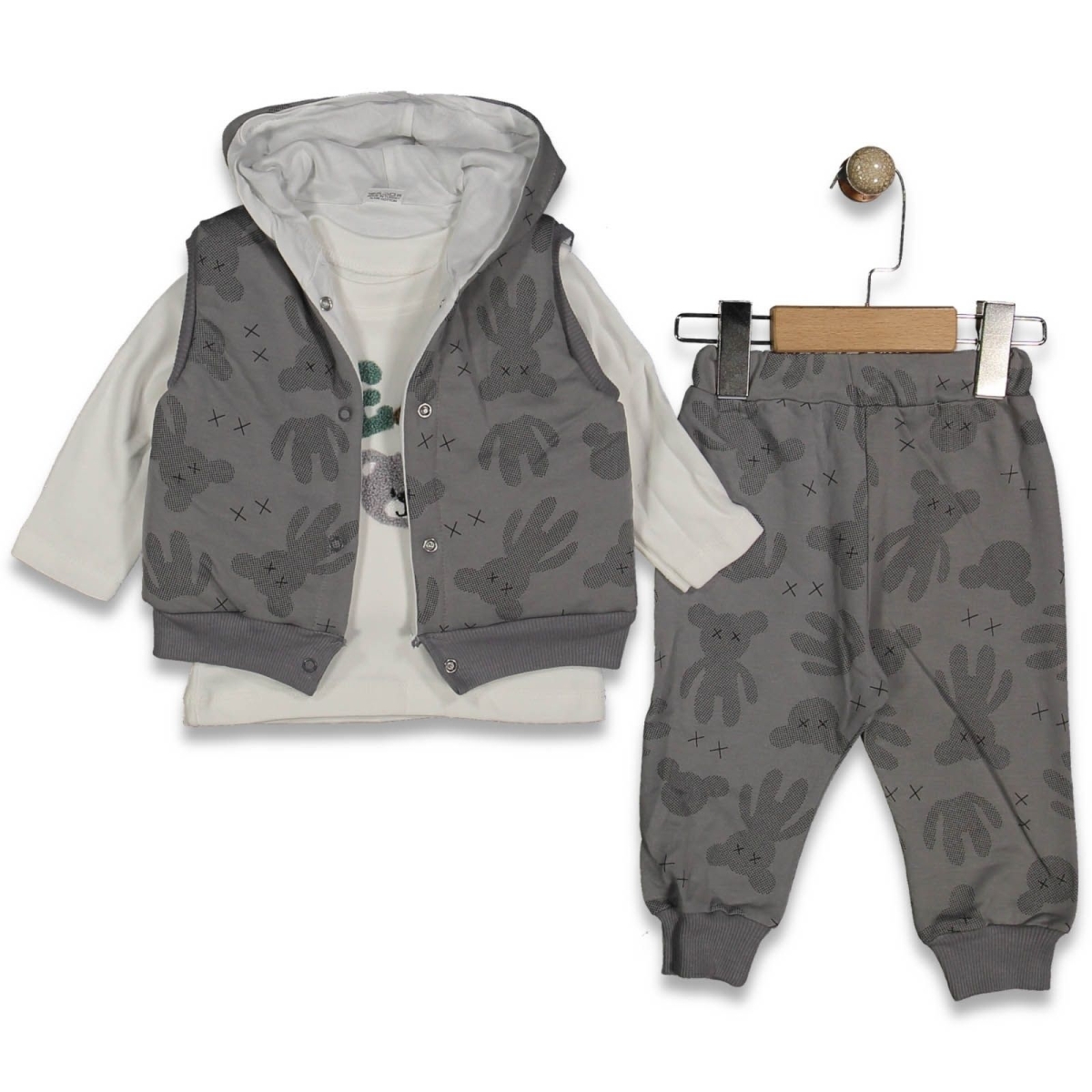 ERKEK 6/18 AY SÜZİNE BEAR COOL YELEKLİ TAKIM