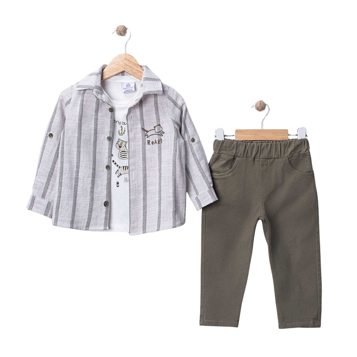 ERKEK 6/24 AY ROAR! GÖMLEKLİ 3'LÜ  TAKIM