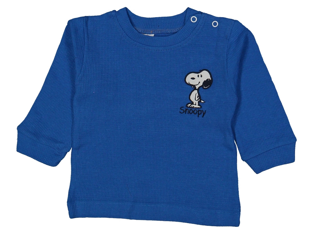 ERKEK  6/24 AY WAFFLE OMUZDAN ÇITÇITLI KÖPEK SNOOPY BADİ