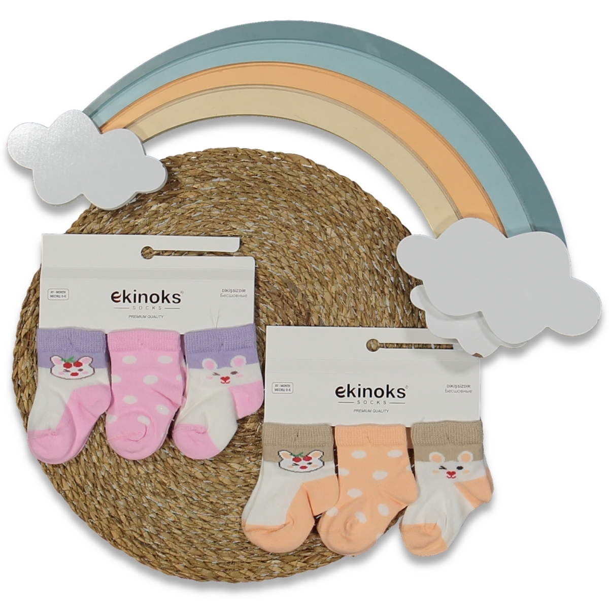 ERKEK 6/6 AY 12&#039;Lİ DEMİR DESEN ERKEK BEBE MEVSİMLİ