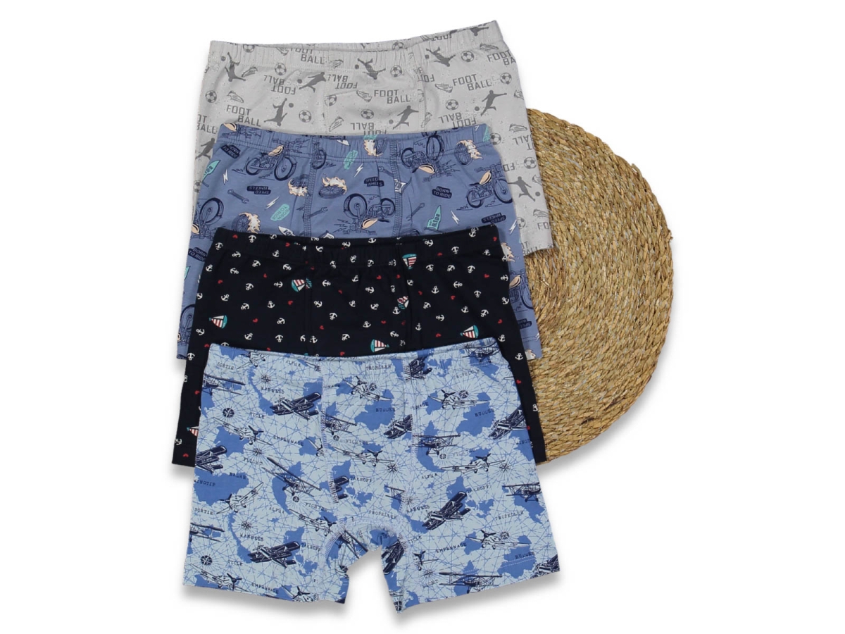 ERKEK 6/7 YAŞ DESENLİ BOXER