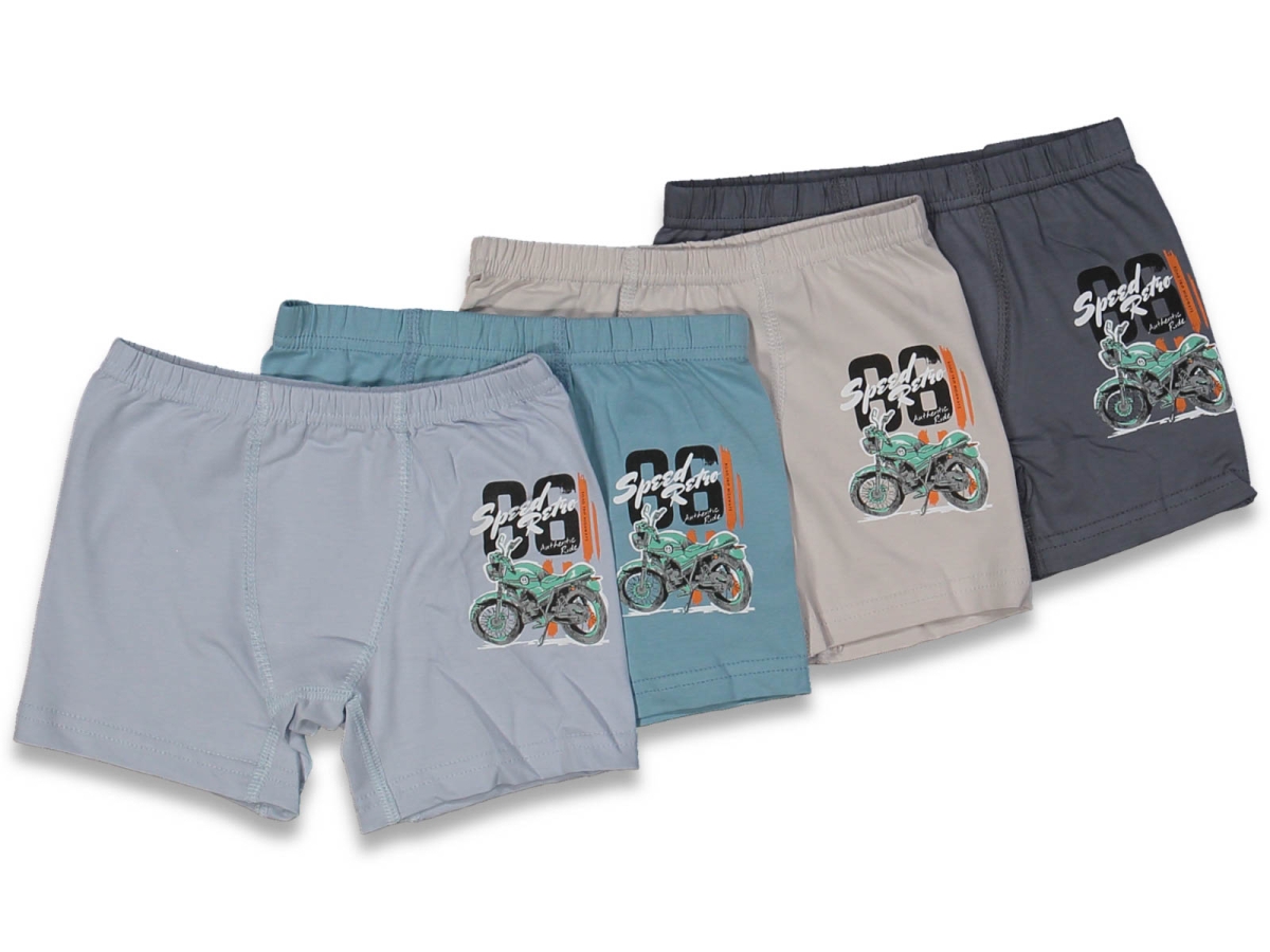 ERKEK 6/7  YAŞ KARIŞIK BASKILI BOXER