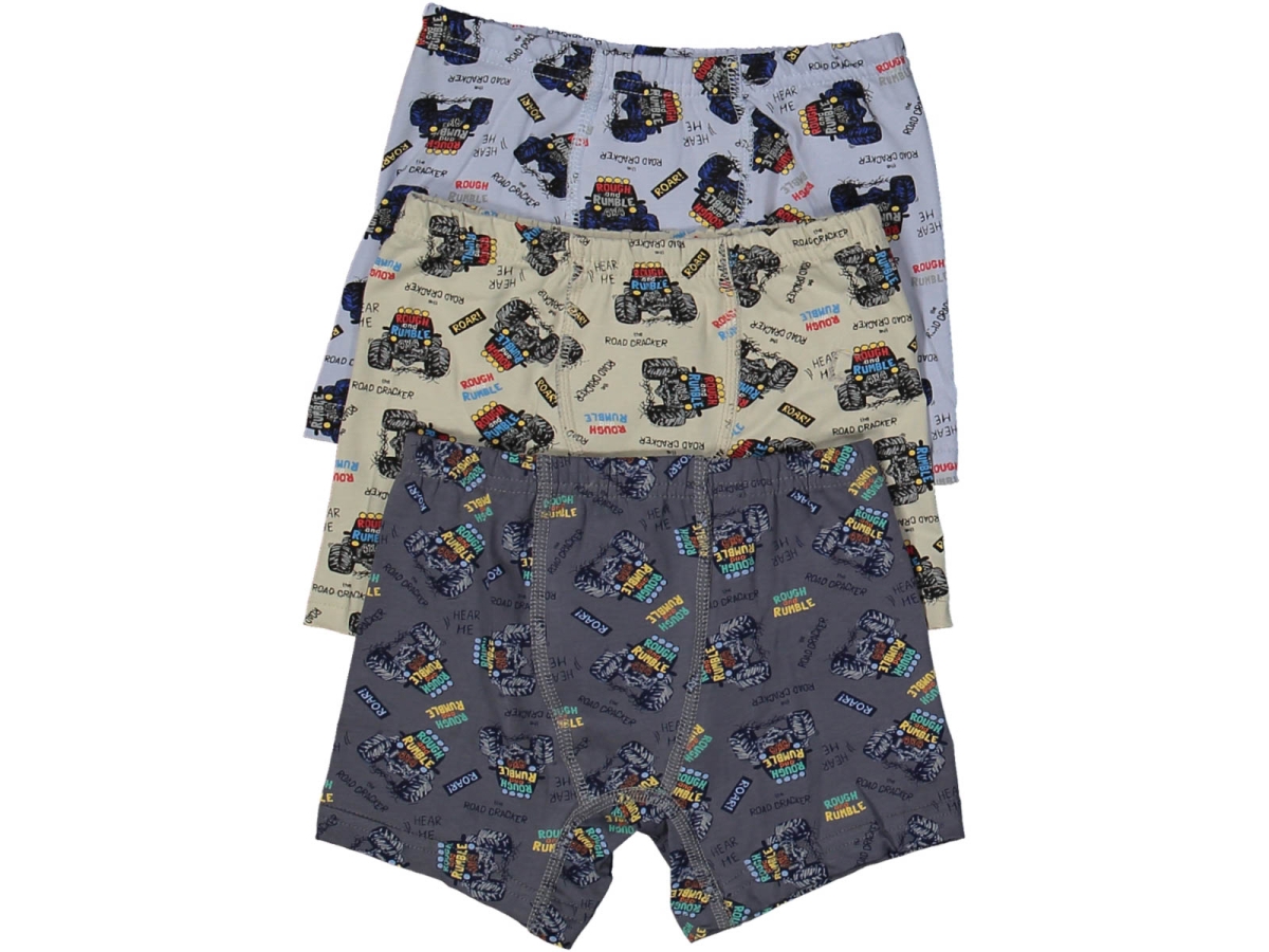 ERKEK 6/7 YAŞ KARIŞIK DESENLİ AHTAPOTLU BOXER