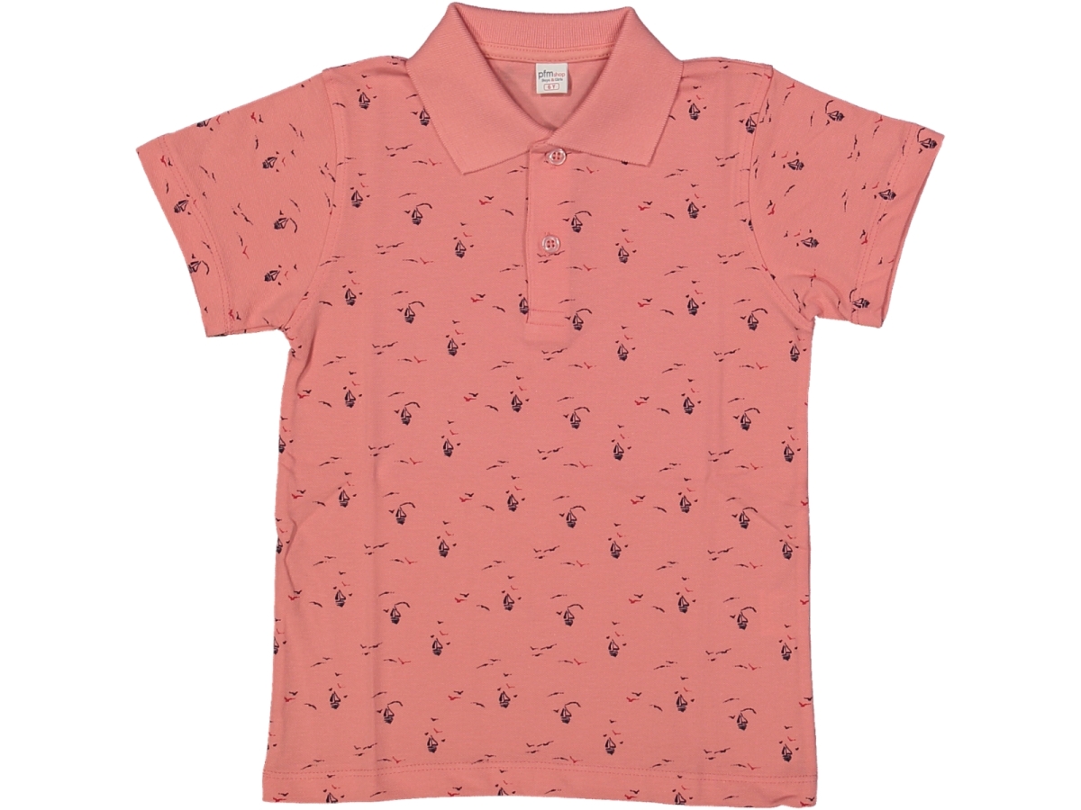 ERKEK 6/9 YAŞ POLO YAKA YELKEN BASKILI SWEAT