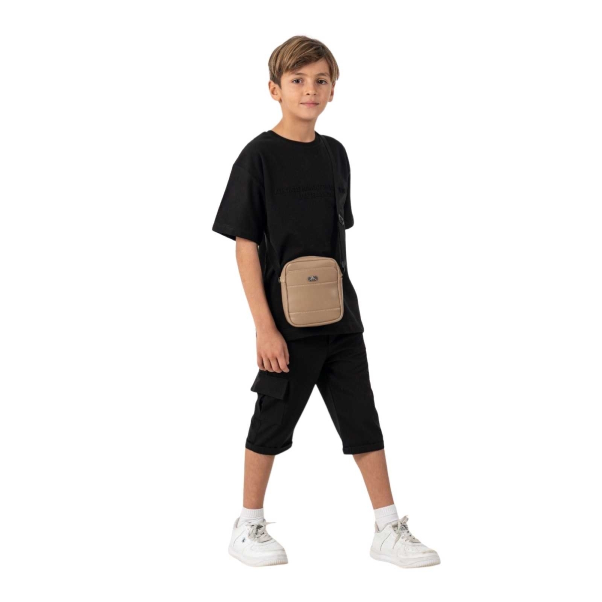 ERKEK 7/10 YAŞ ALL THOSE GOFRE BASKILI JOGGER KAPR