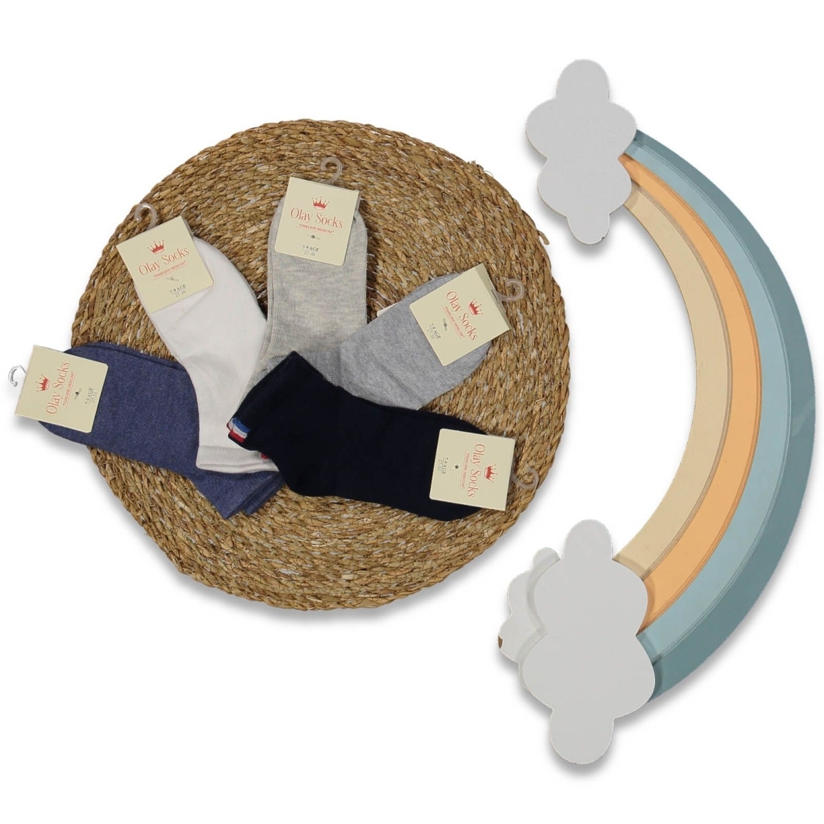 ERKEK 7/9 YAŞ TOMMY DESENLİ ERKEK SOKET ÇORAP