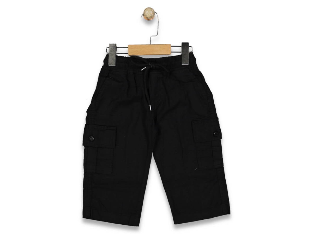 ERKEK 8/12 YAŞ KETEN ÇİFY KARGO CEPLİ KAPRİ