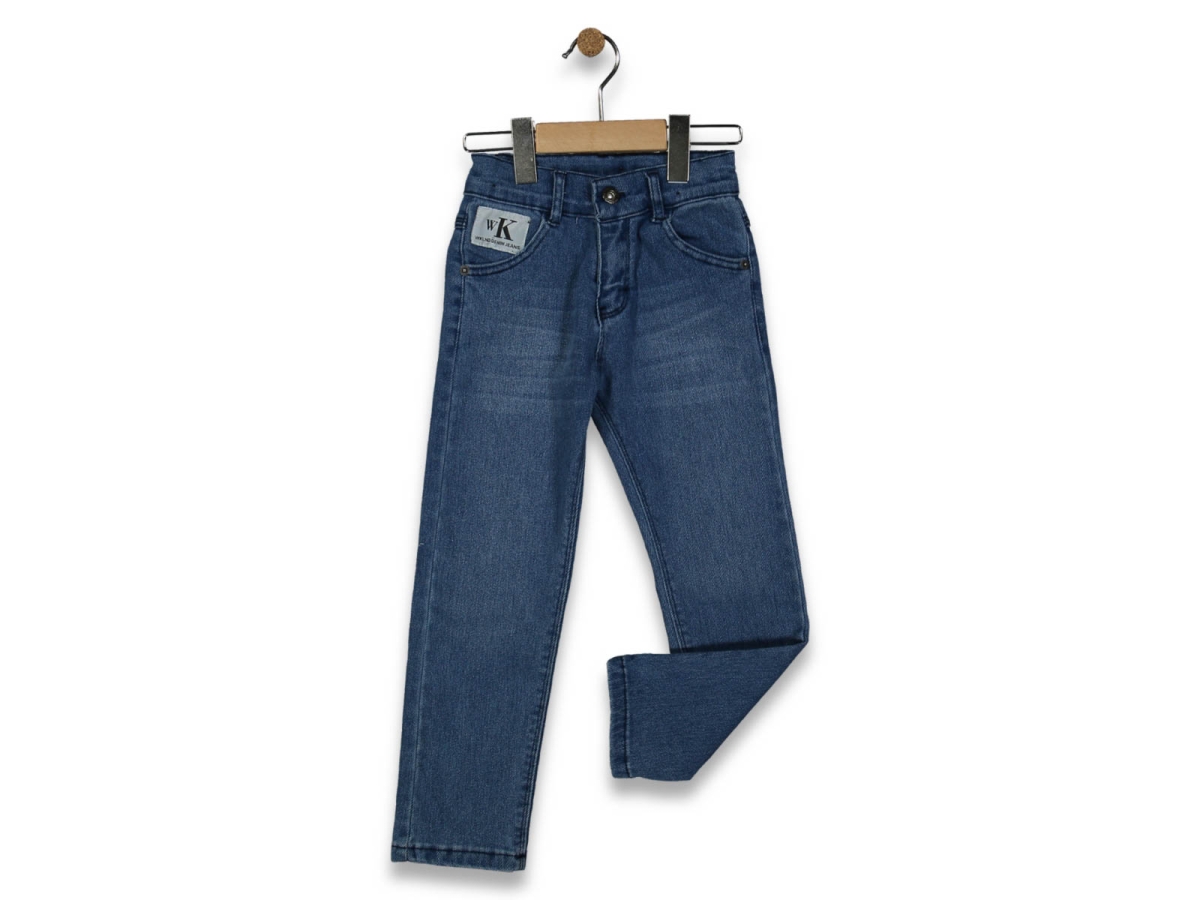 ERKEK 8/12 YAŞ MAVİ KOT PANTOLON