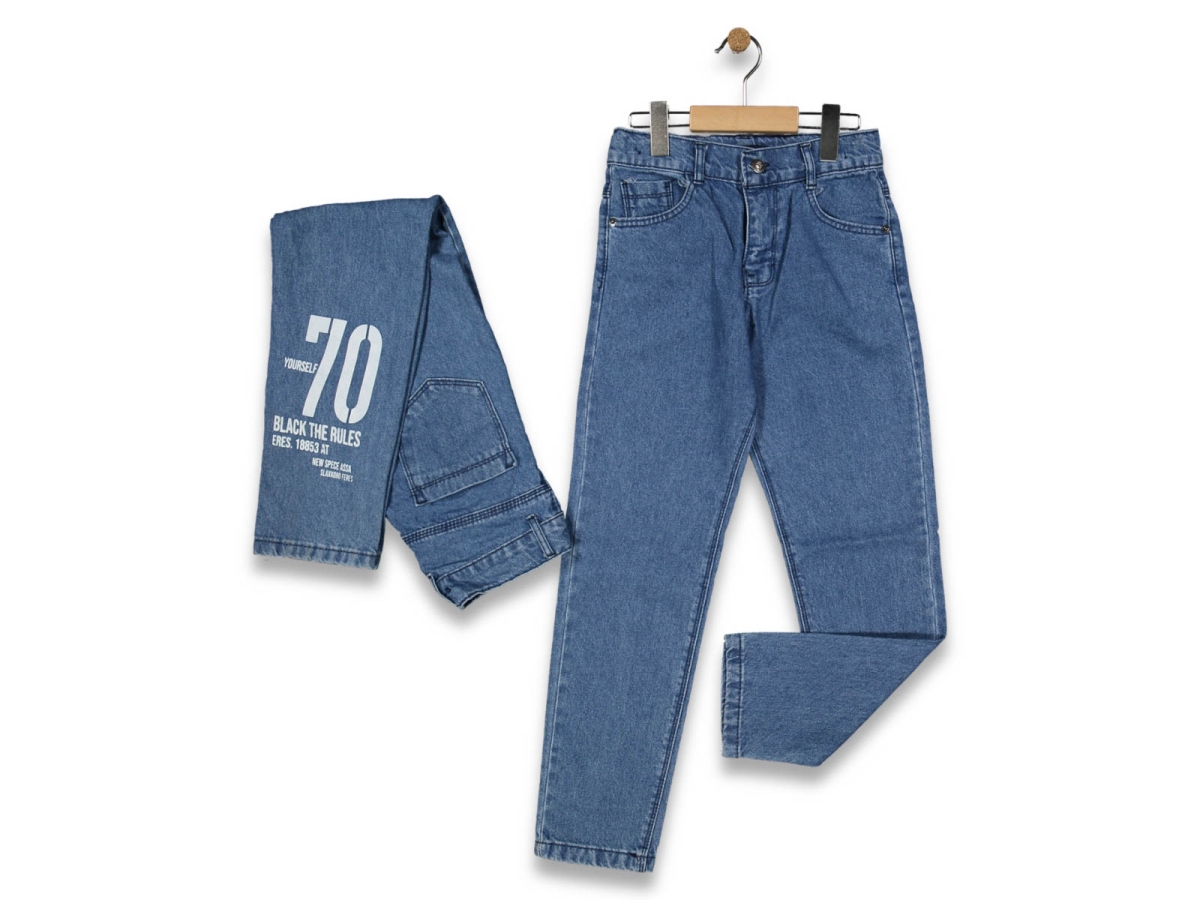 ERKEK 8/12 YAŞ YOURSELF 70 MAVİ KOT PANTOLON