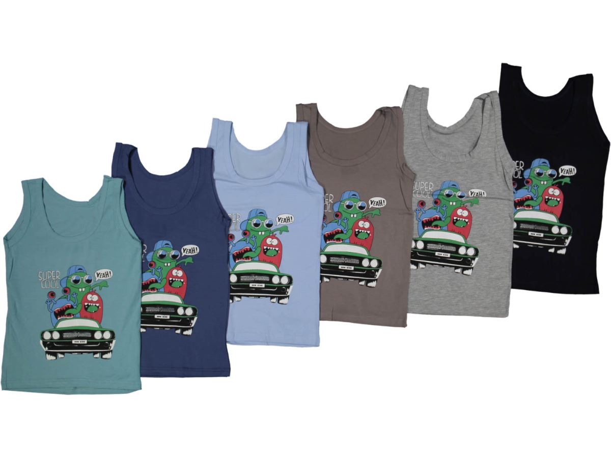 ERKEK 8/9  YAŞ KARIŞIK BASKILI ATLET 