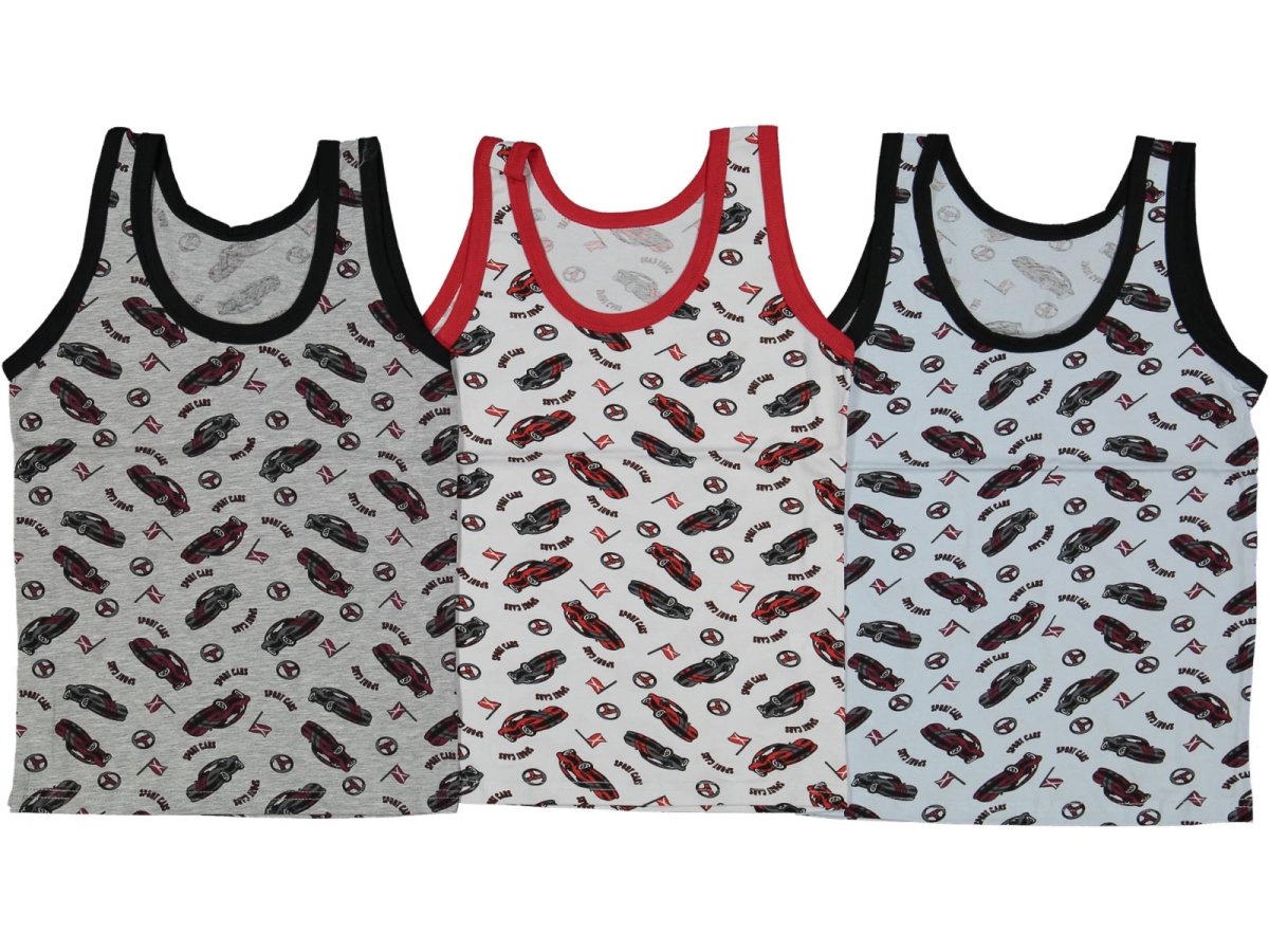 ERKEK 8/9  YAŞ KARIŞIK DESENLİ ATLET