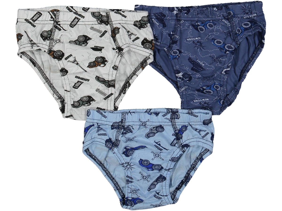 ERKEK 8/9  YAŞ KARIŞIK DESENLİ SLİP KİLOT