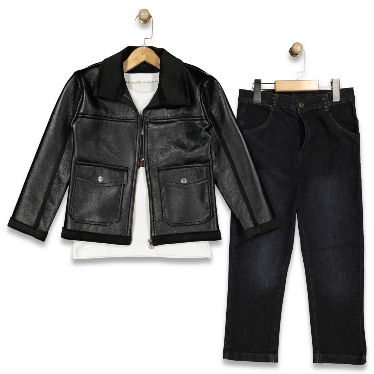 ERKEK 9/12 YAŞ HAŞ DERİ TAKIM