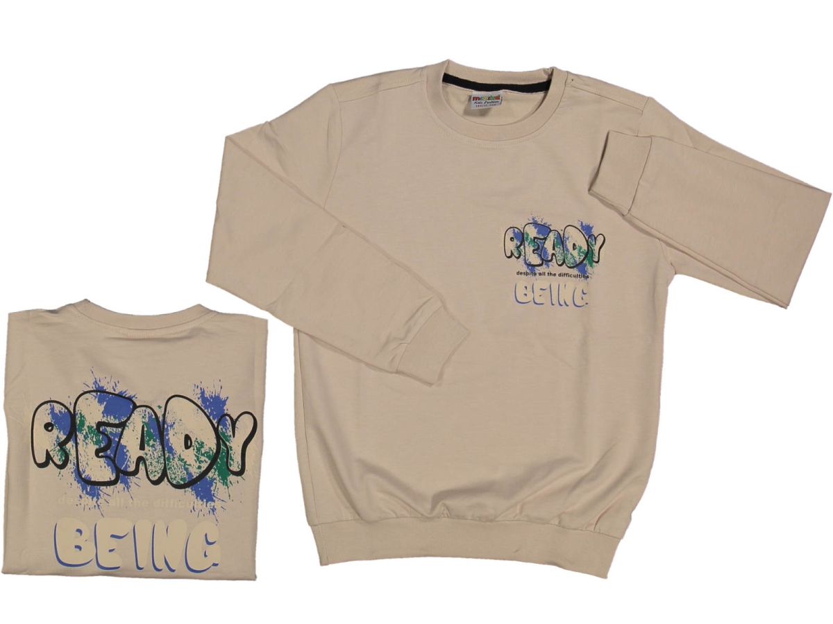 ERKEK 9/12 YAŞ READY BEİNG UZUN KOL 2 İP SWEAT