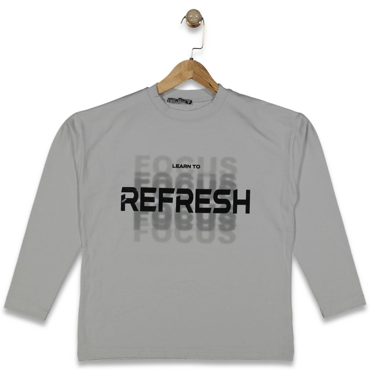 ERKEK 9/12 YAŞ REFRESH YAZILI SWEAT