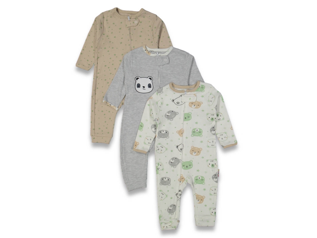 ERKEK 9/18 AY FERMUARLI RENKLİPANDA TULUM