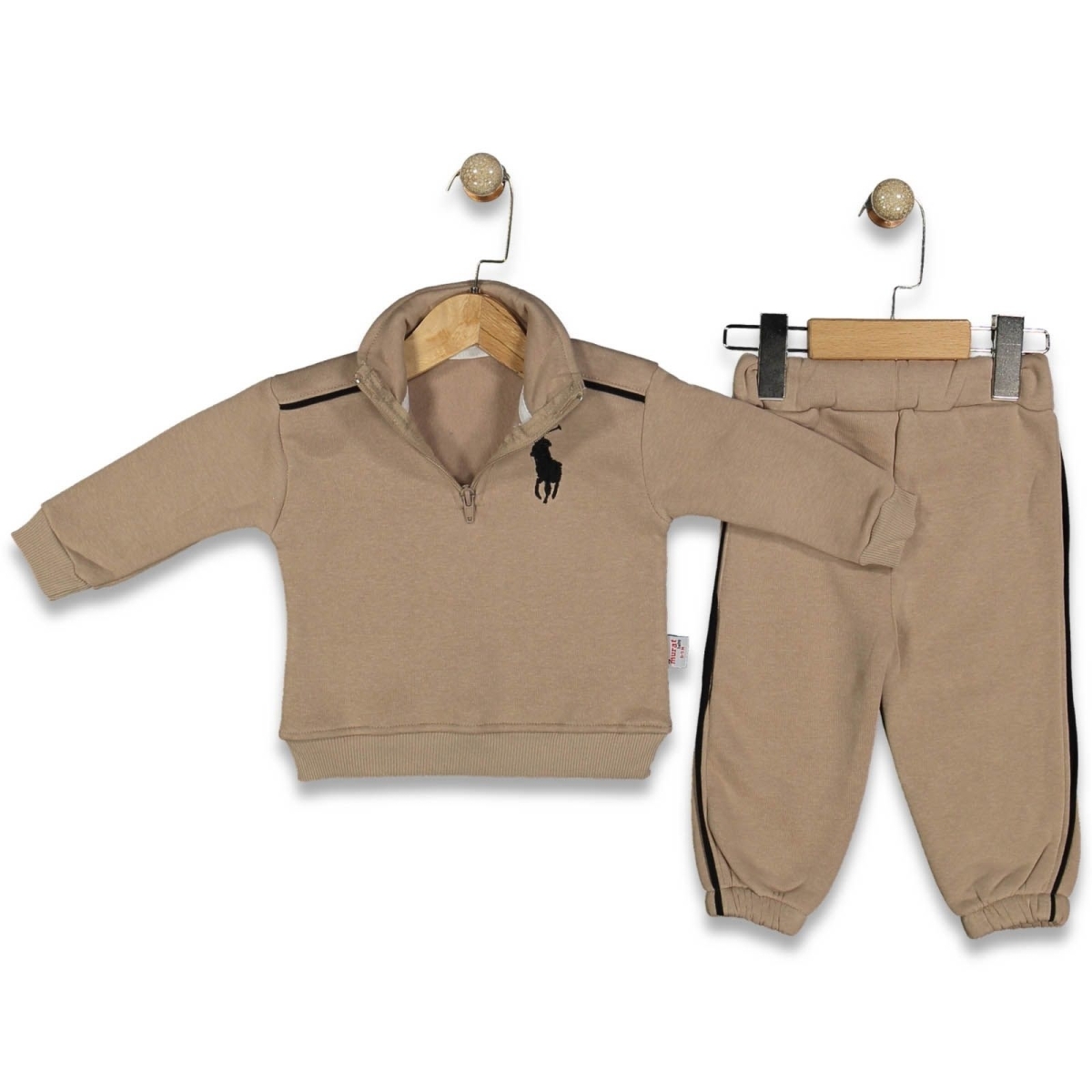 ERKEK 9/24 AY AT İŞLEMELİ YAKALI ŞARDONLU 2Lİ TAKI