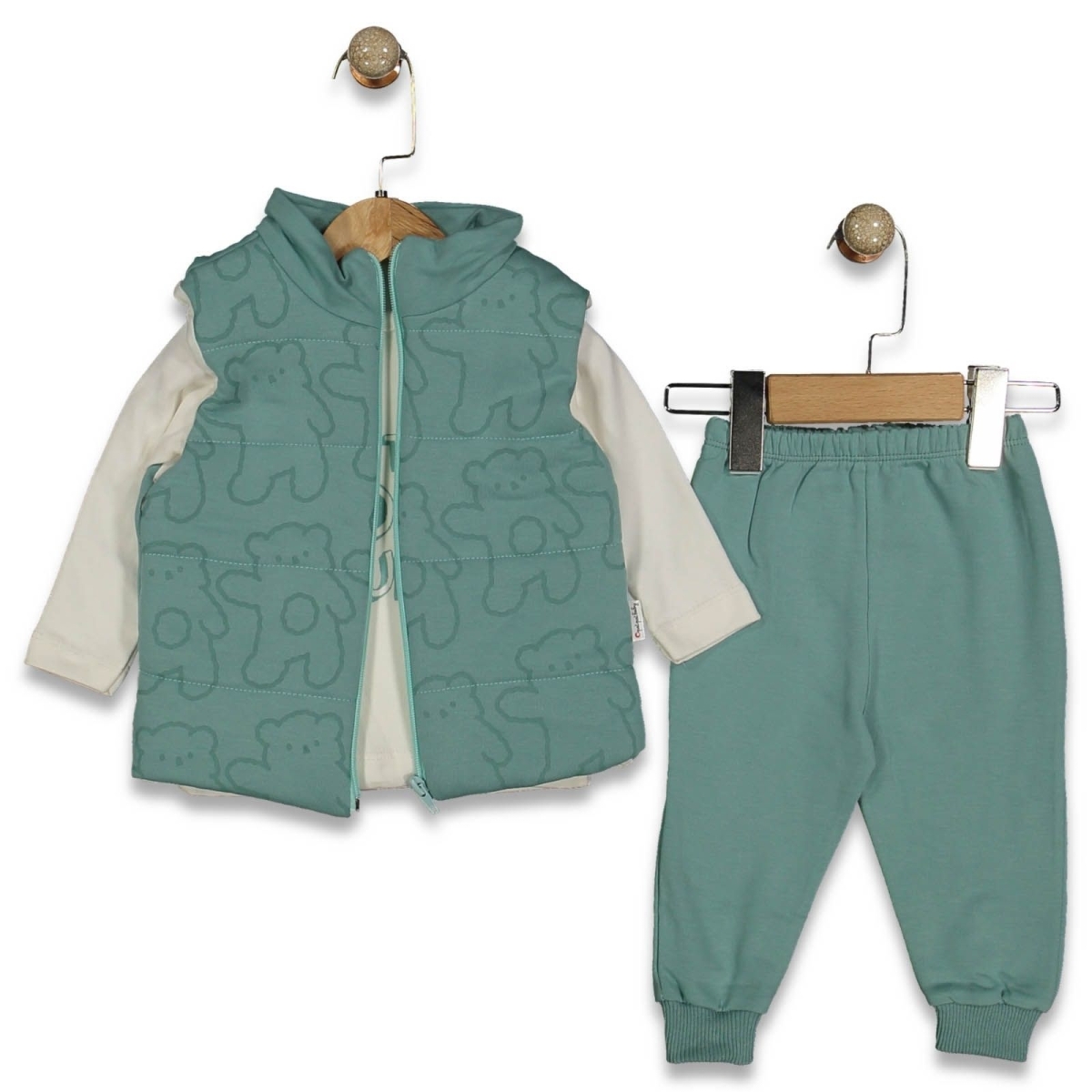 ERKEK 9/24 AY BASKILI ELYAFLI ŞİŞME 3’LÜ TAKIM