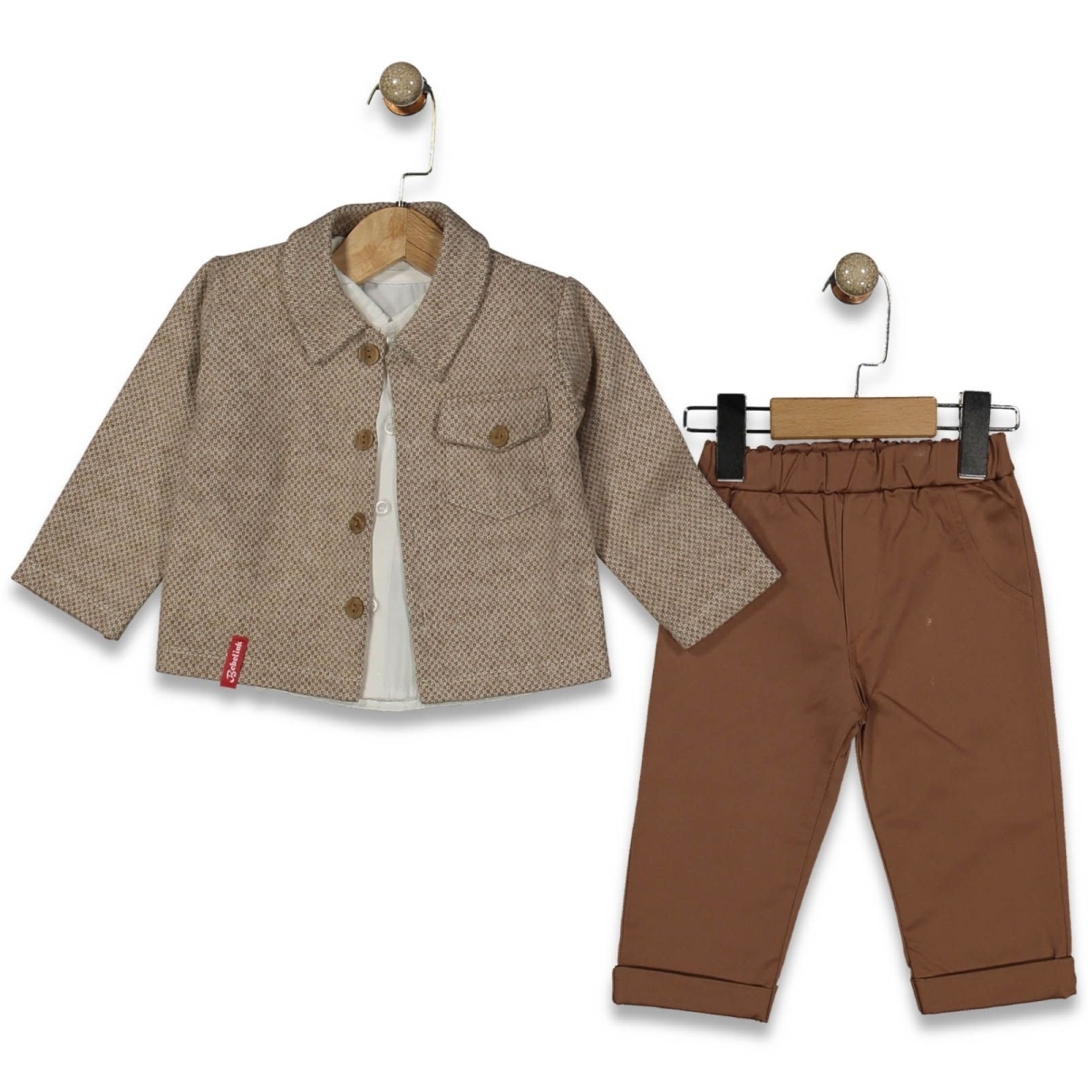 ERKEK 9/24 AY CEPLİ JAKARLI ÜÇLÜ TAKIM