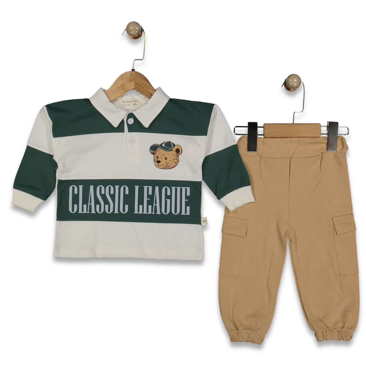 ERKEK 9/24  AY CLASSİC AYI FİGÜRLÜ 2 Lİ TAKIM