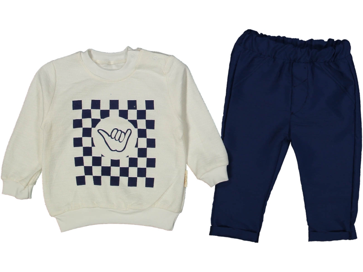 ERKEK 9/24 AY DAYONG 2Lİ DAMALI TAKIM