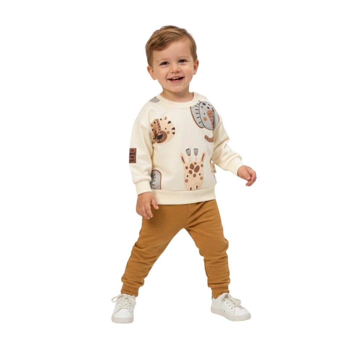 ERKEK 9/24 AY FİL BASKILI IKILI TAKIM