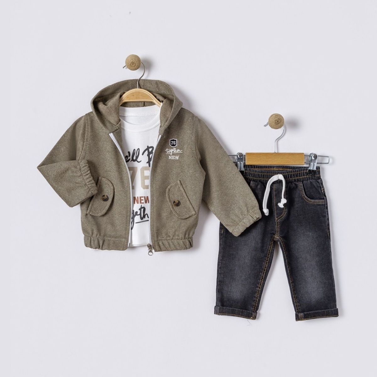 ERKEK 9/24 AY ÖRME CEKETLİ TAKIM