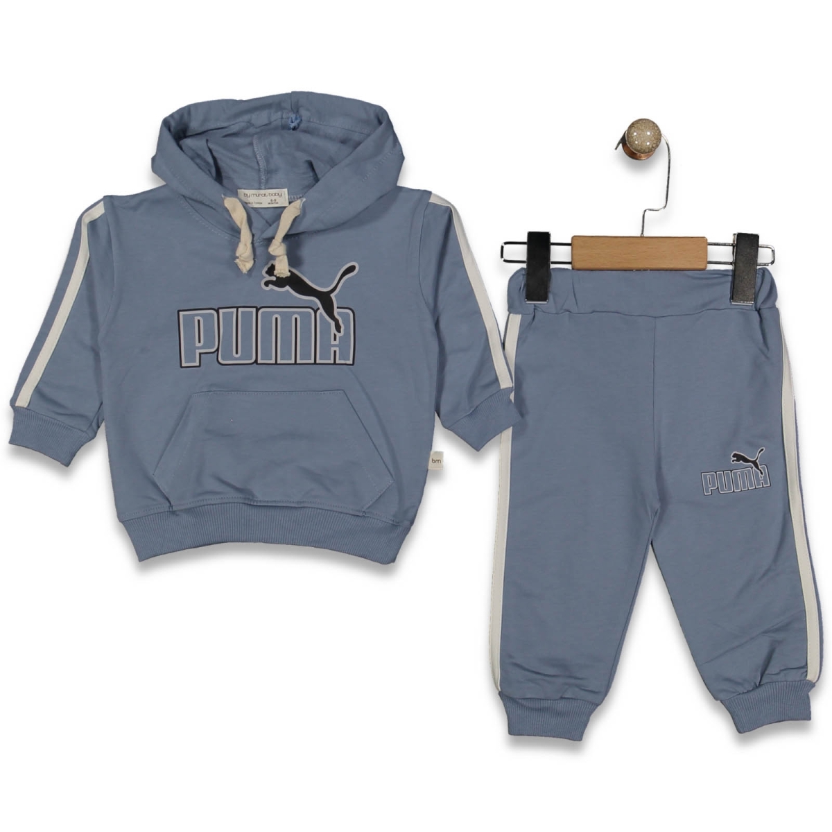 ERKEK 9/24 AY PMA BASKILI KAPŞONLU 2 Lİ TAKIM