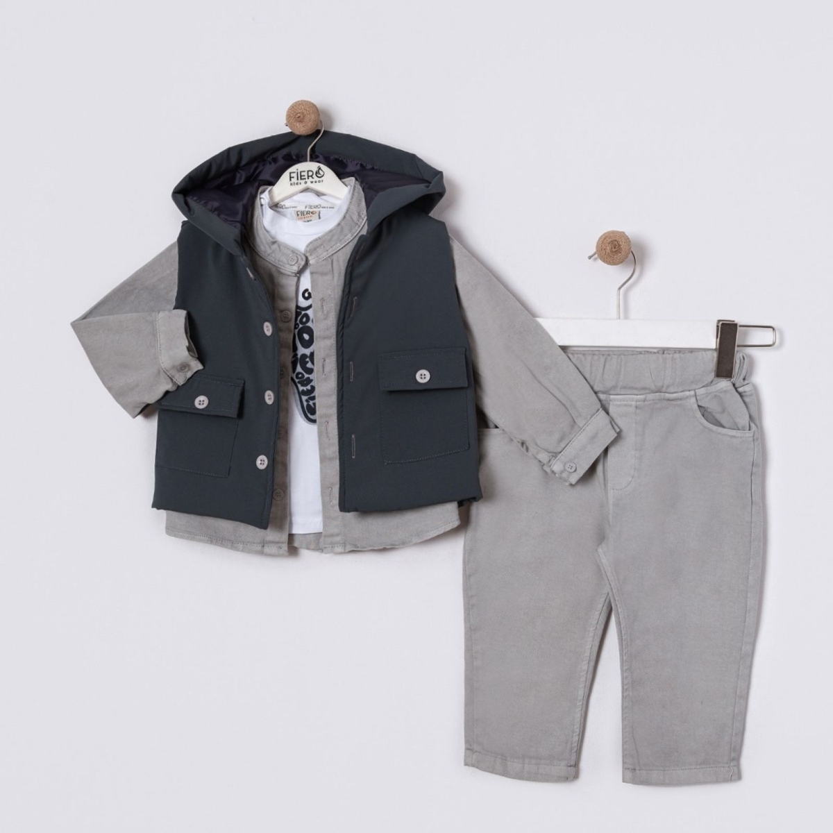 ERKEK 9/24 AY YILDIZLI 4 LÜ TAKIM