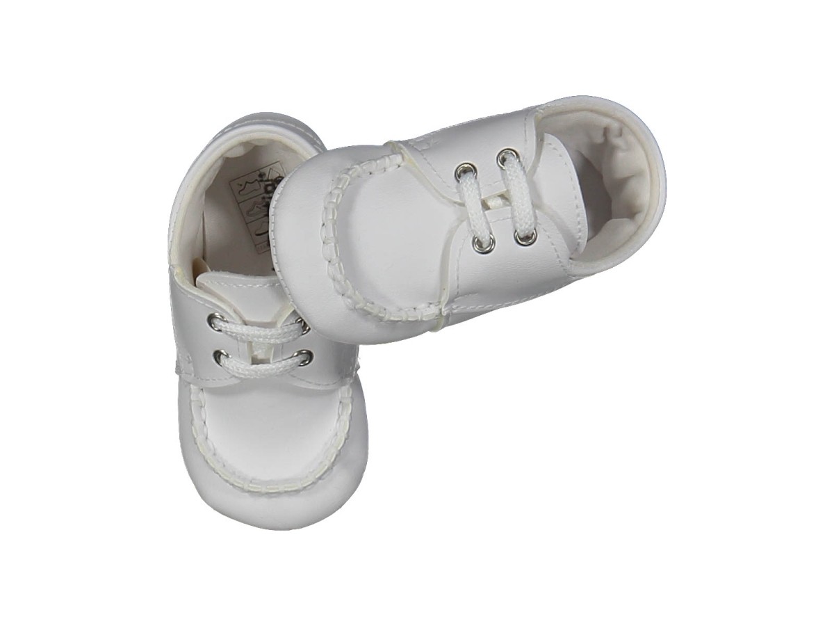 ERKEK / AY BEYAZ SARAÇLI İPLİ AYAKKABI