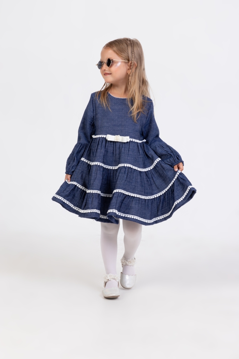 FİYONKLU KOT ELBİSE