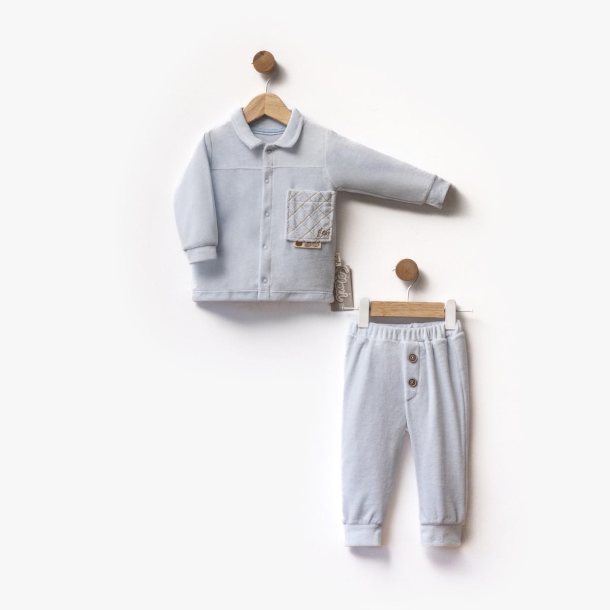 FLEXIBABY 218055 BEBE KADİFE TAKIM