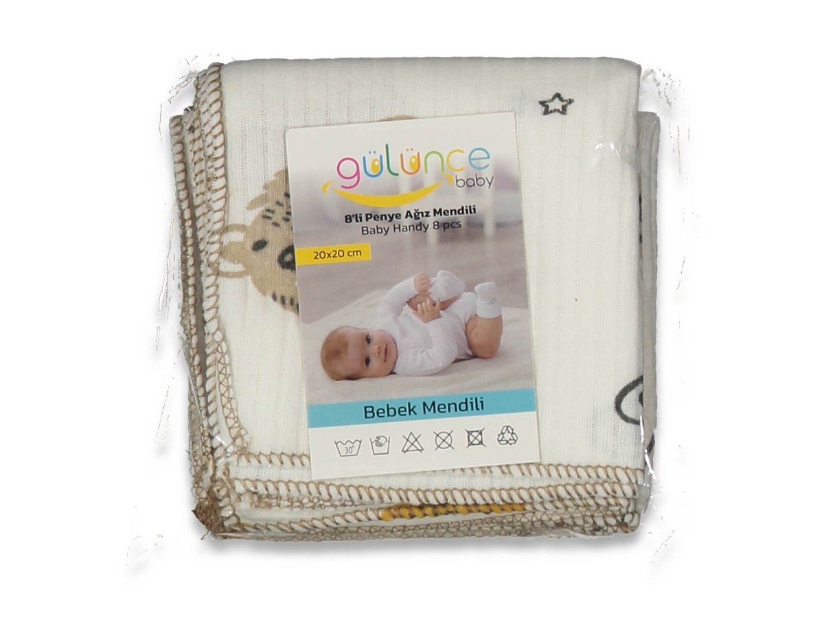 GÜLÜNCE BABY 2200-UNISEX 1/12 AY BEBEK MENDİLİ