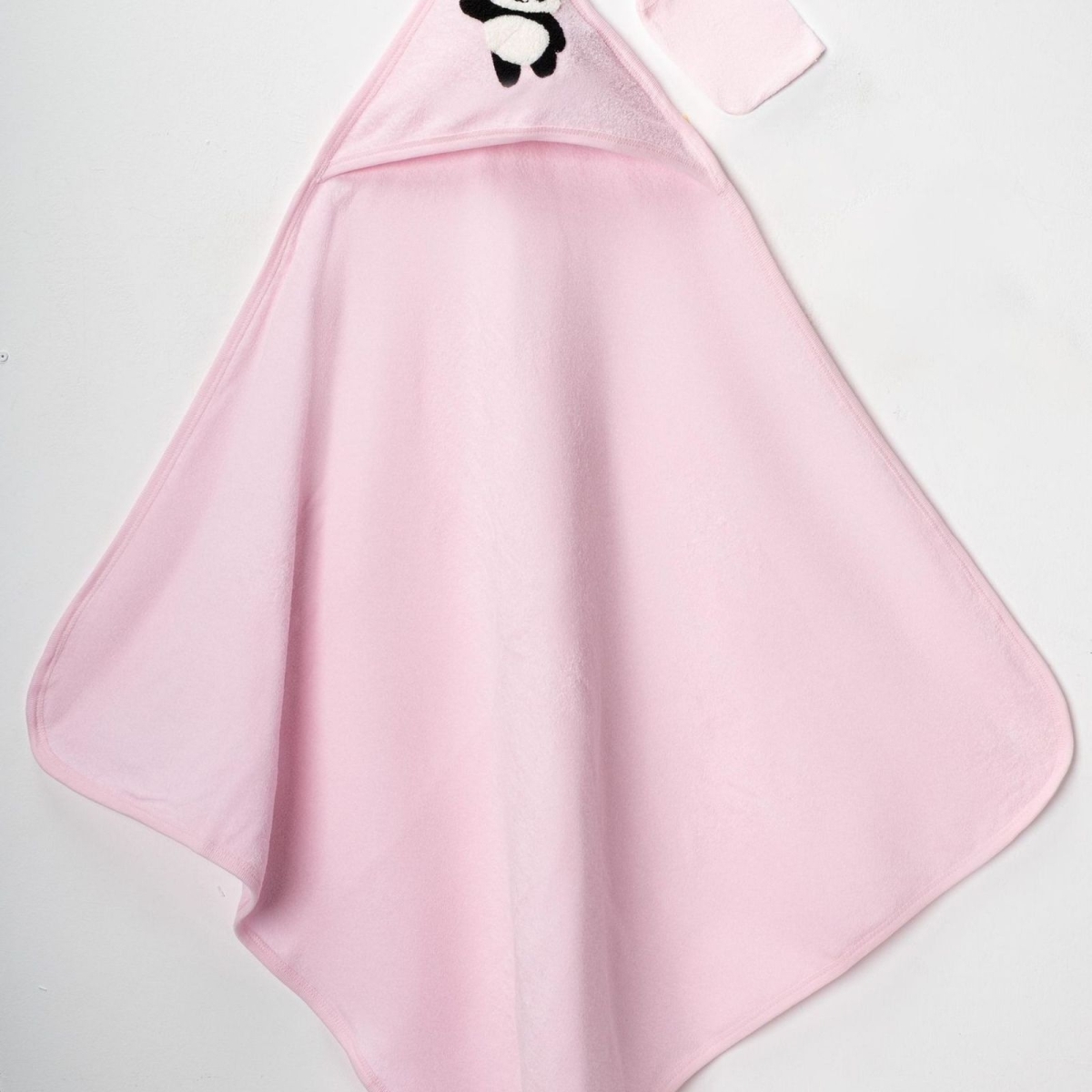 GÜLÜNCE BABY 3073-UNISEX 1/2 YAŞ SÜZENE PANDA NAKIŞLI HAVLU SİLGİ