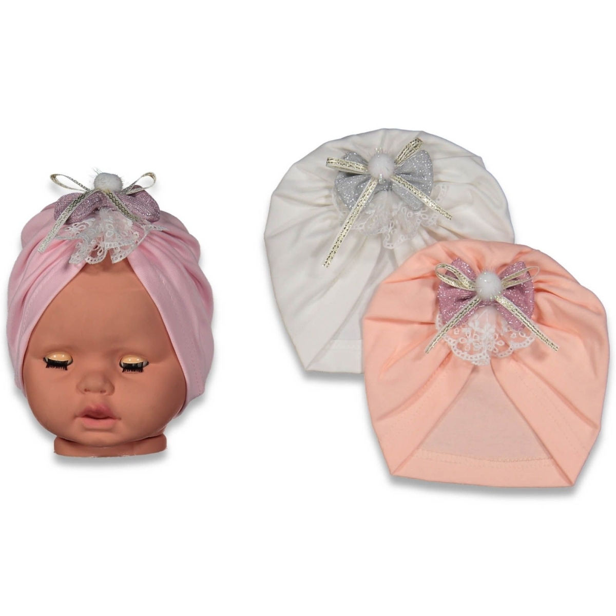 KAYRA 6121-KIZ 3/18 AY PENYE FİYONK TÜLLÜ BONE